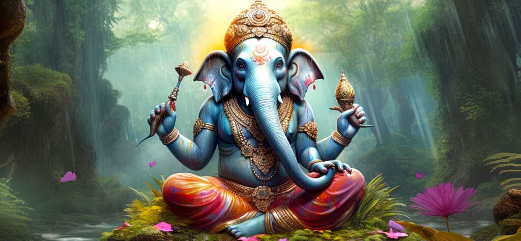 Ganesh celebration with Swami Jyotirmayananda