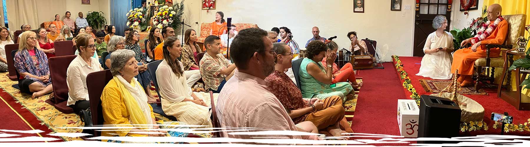 Events at the ashram of Swami Jyotirmayananda